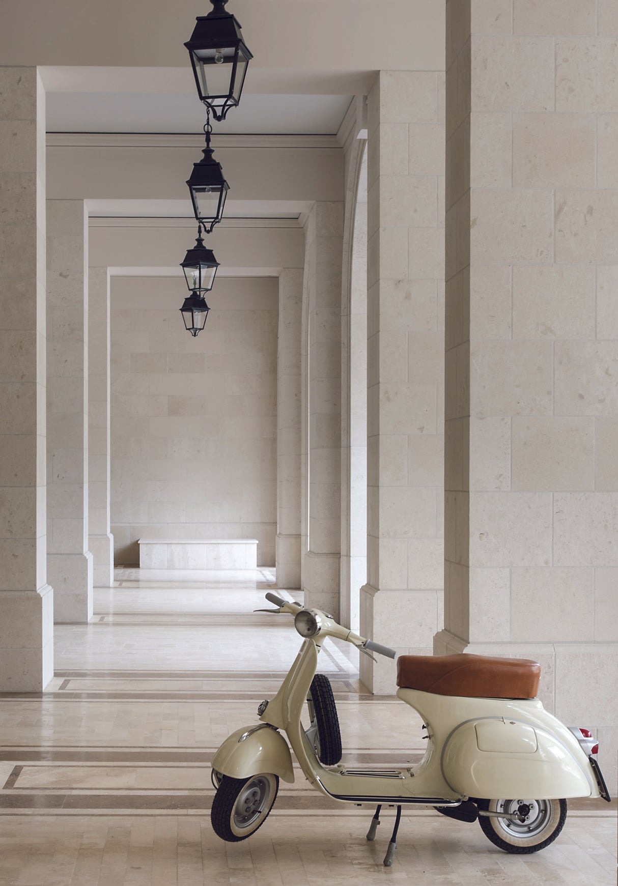 Lampadaire Avenue 4 N°9 LED 35W 3000°K Patine vert de gris 008 Diffuseur opale 104266008