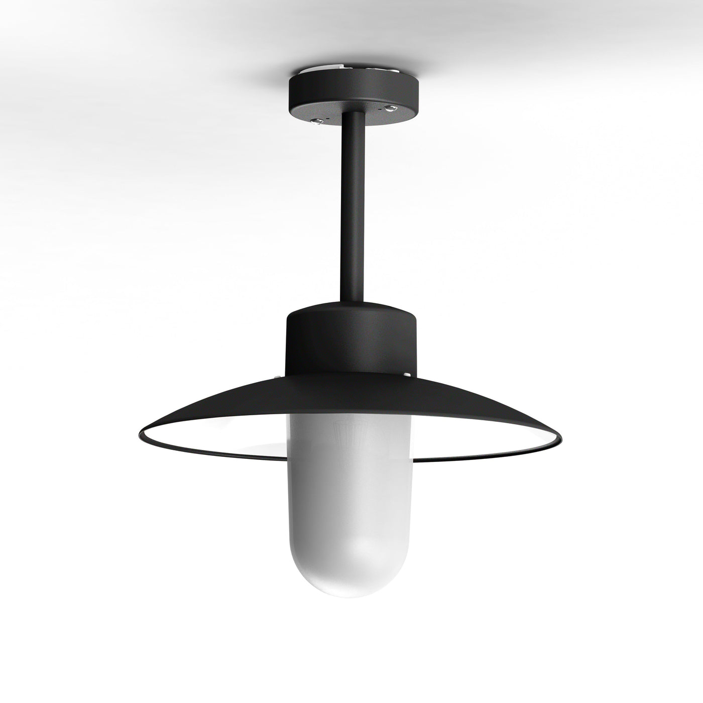 Plafonnier Belcour N°2 opale Noir foncé 000 106004000