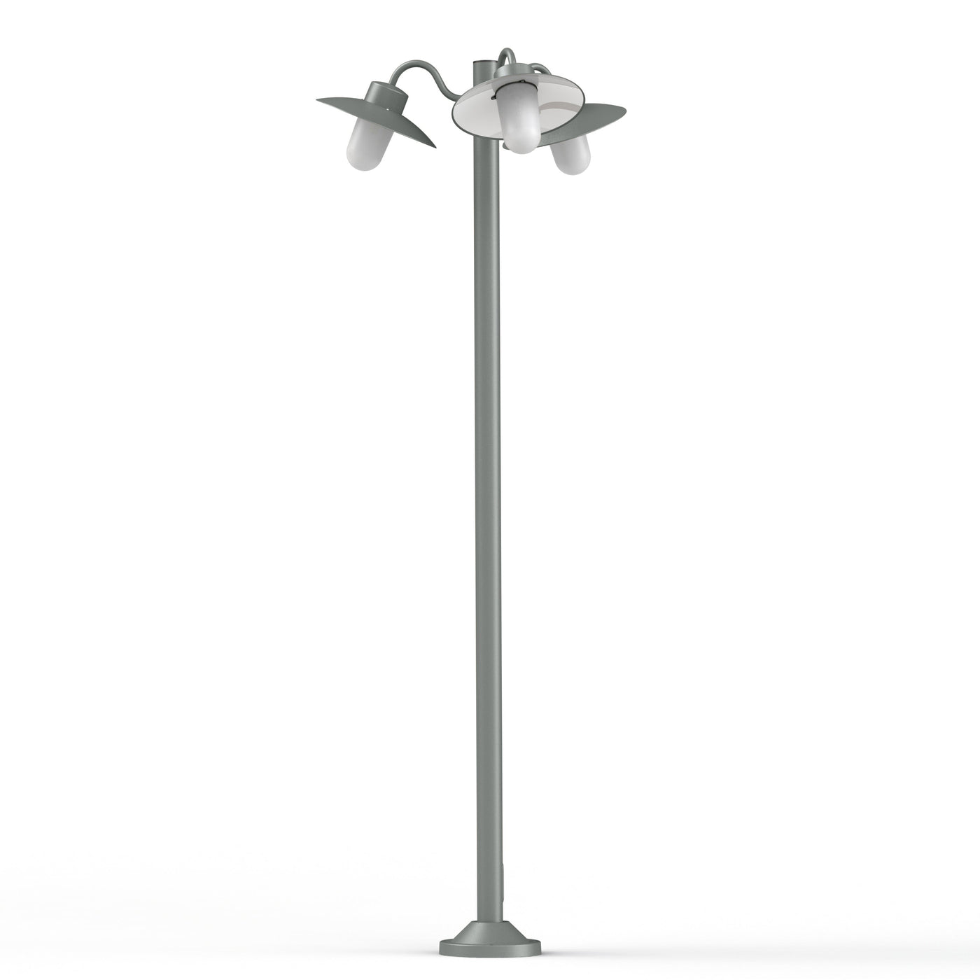 Lampadaire Belcour N°6 opale Gris métal 023 106012023