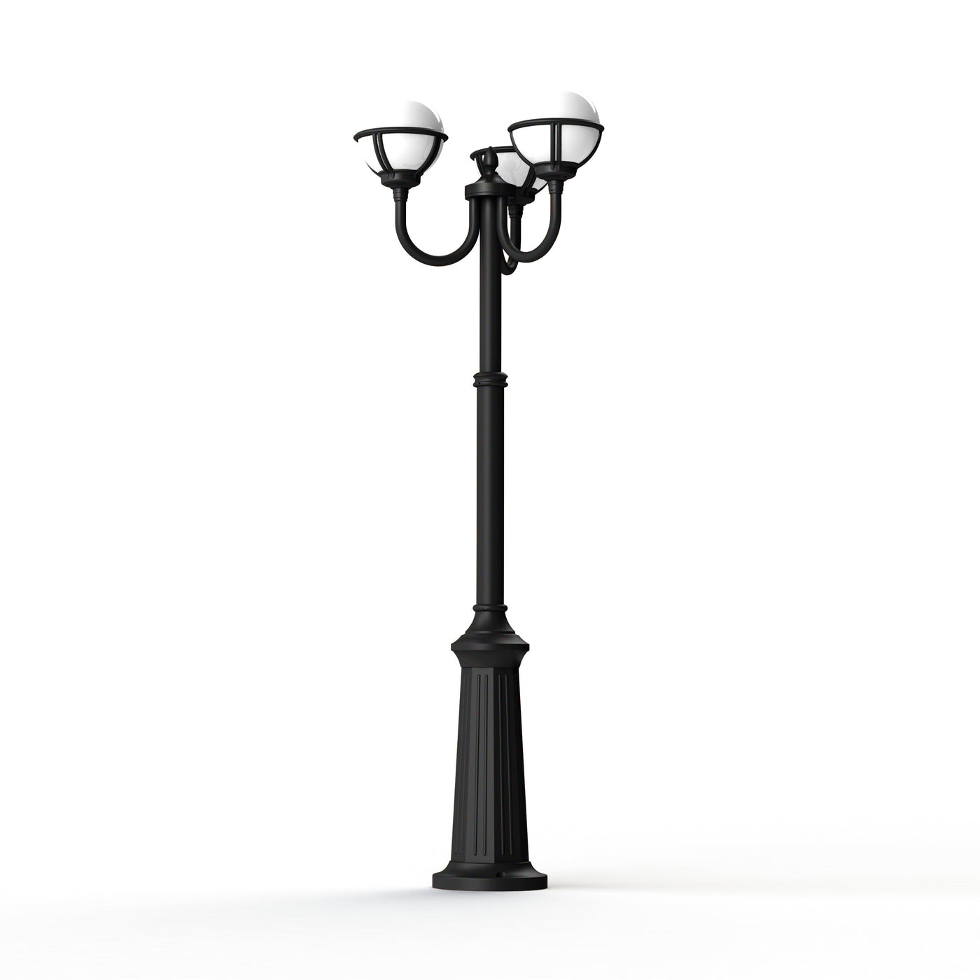 Lampadaire Boréal N°9 opale Noir foncé 000 111015000