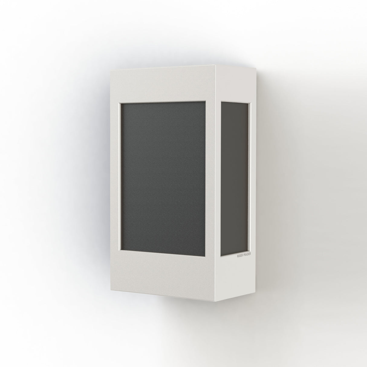Applique Brick² N°1 PMMA noir Blanc pur 101 108004101