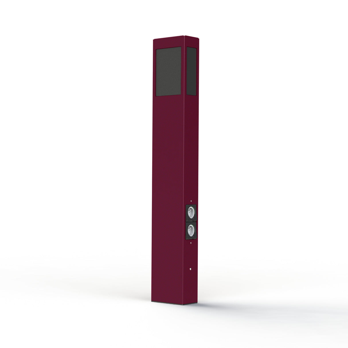 Borne Brick² N°4 PMMA noir prise Rouge vin 066 108012066