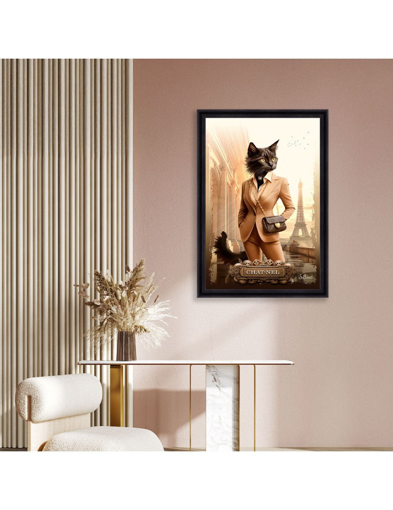 CHAT-NEL by SYLVAIN BINET 62X82