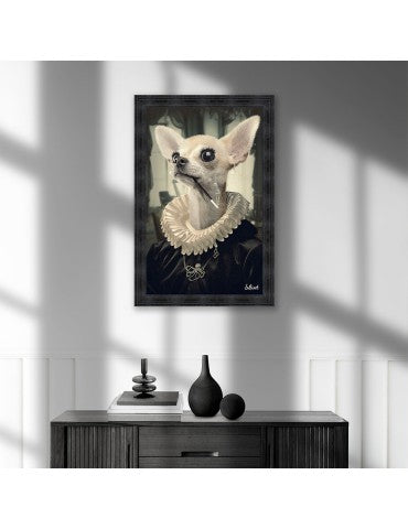 CHIEN RENAISSANCE by SYLVAIN BINET 62X82