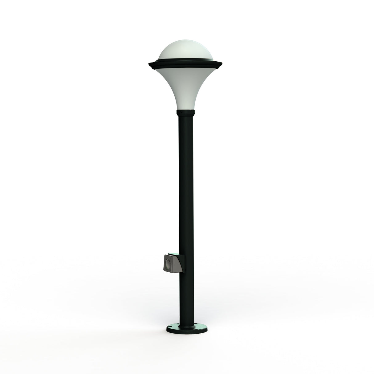 Borne Dallas N°8 prise type F opale Gris ardoise 059 119012059-sk
