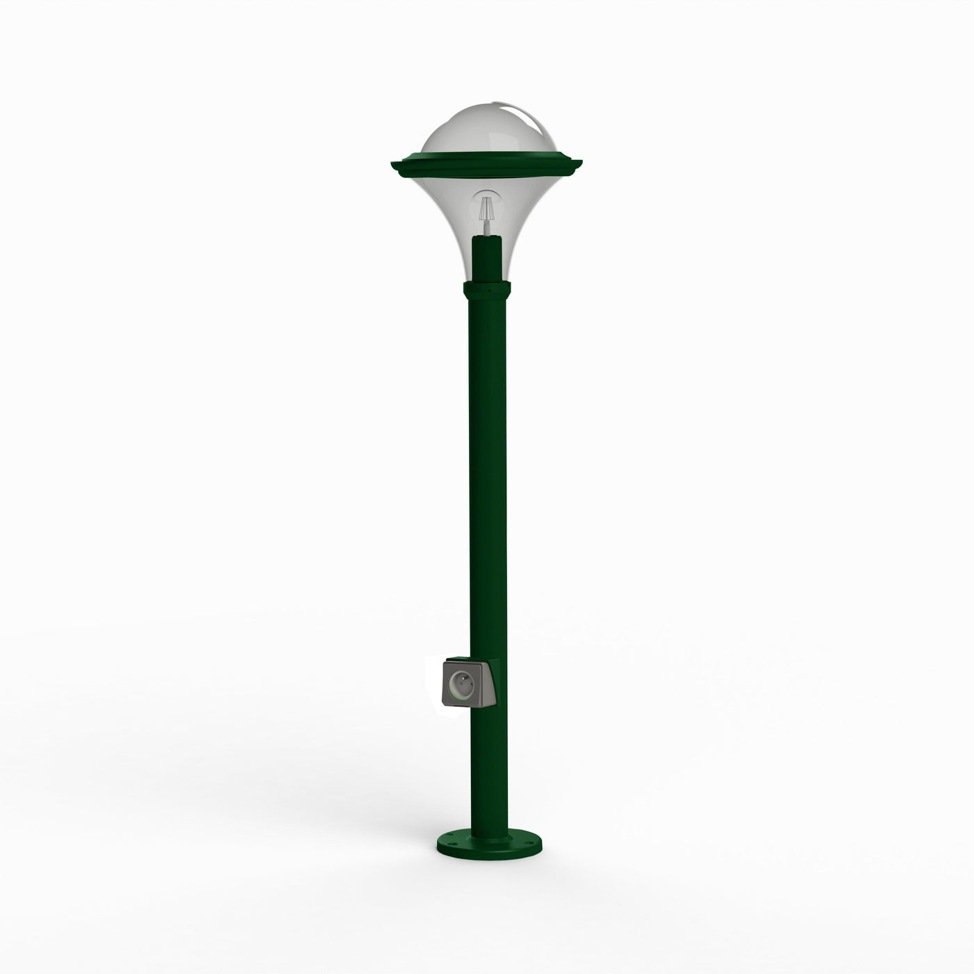 Borne Dallas N° 8 prise type J Diffuseur fumé Vert sapin 067 119015067-ch