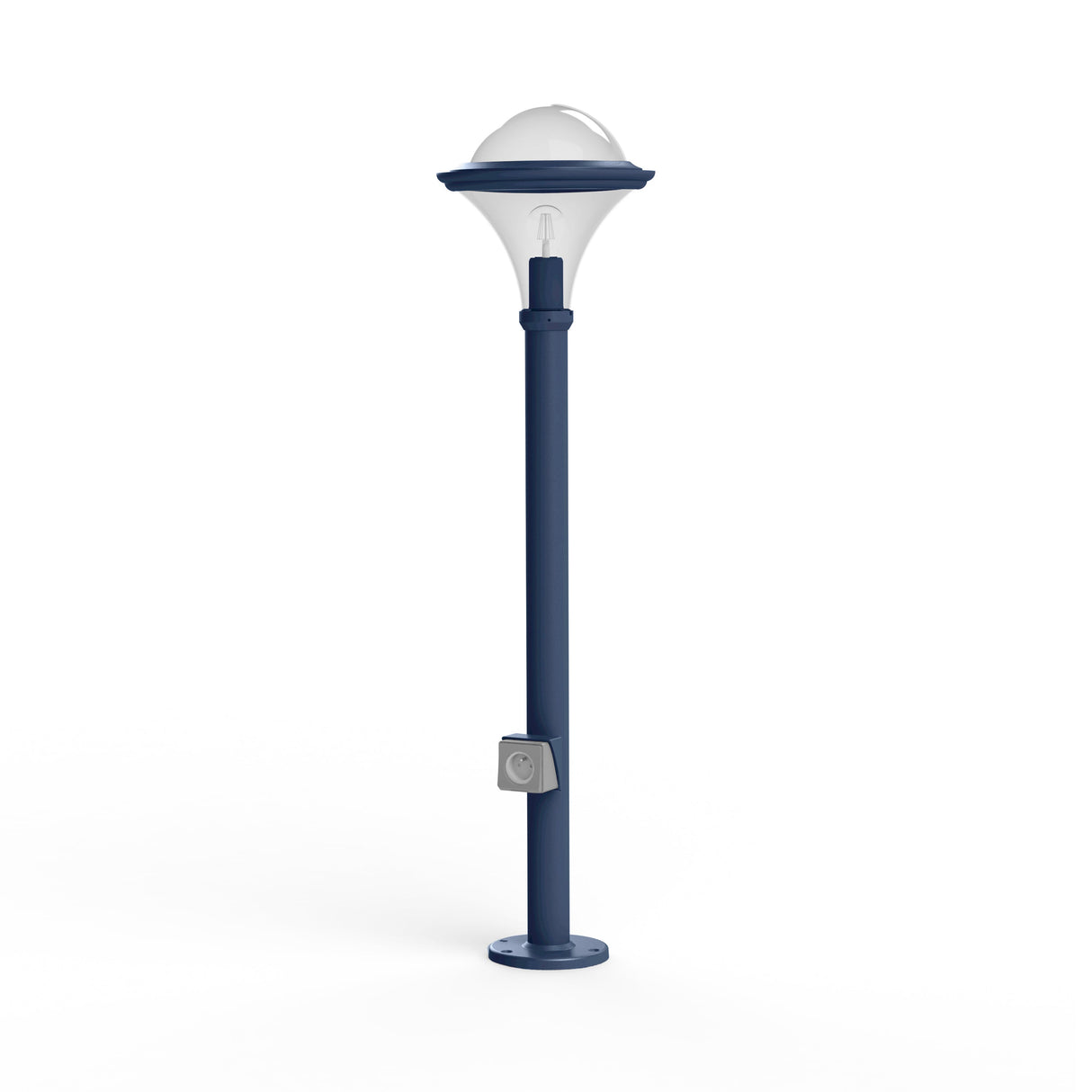 Borne Dallas N° 8 prise fume Bleu azur mat 134 119015134