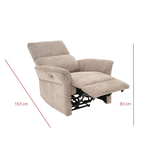 Fauteuil OLAF Relax marron CASA THAI 4591