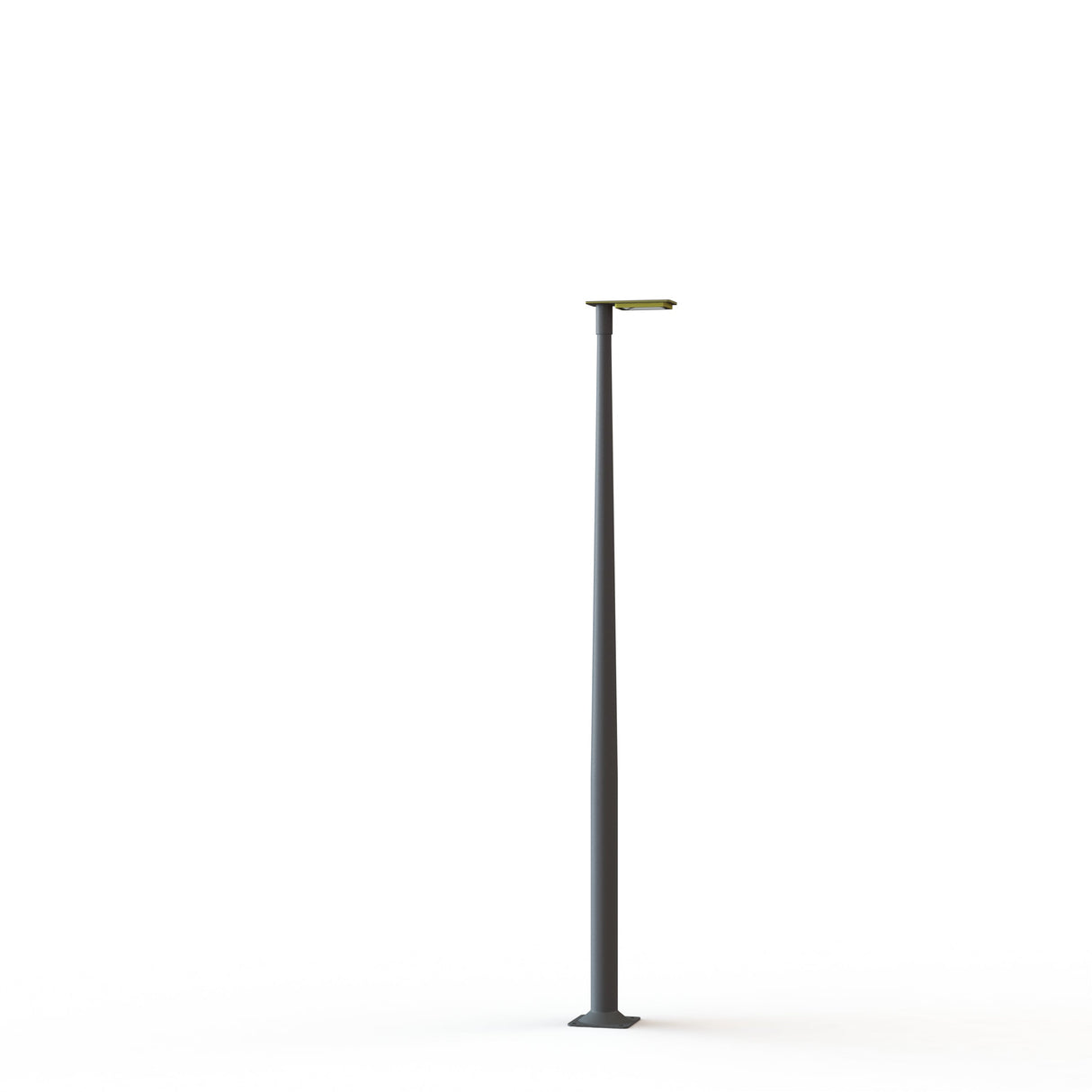 Lampadaire Hector N°2 LED Sym 26W 2700K Jaune soufre 068, Support Gris 107 182337068