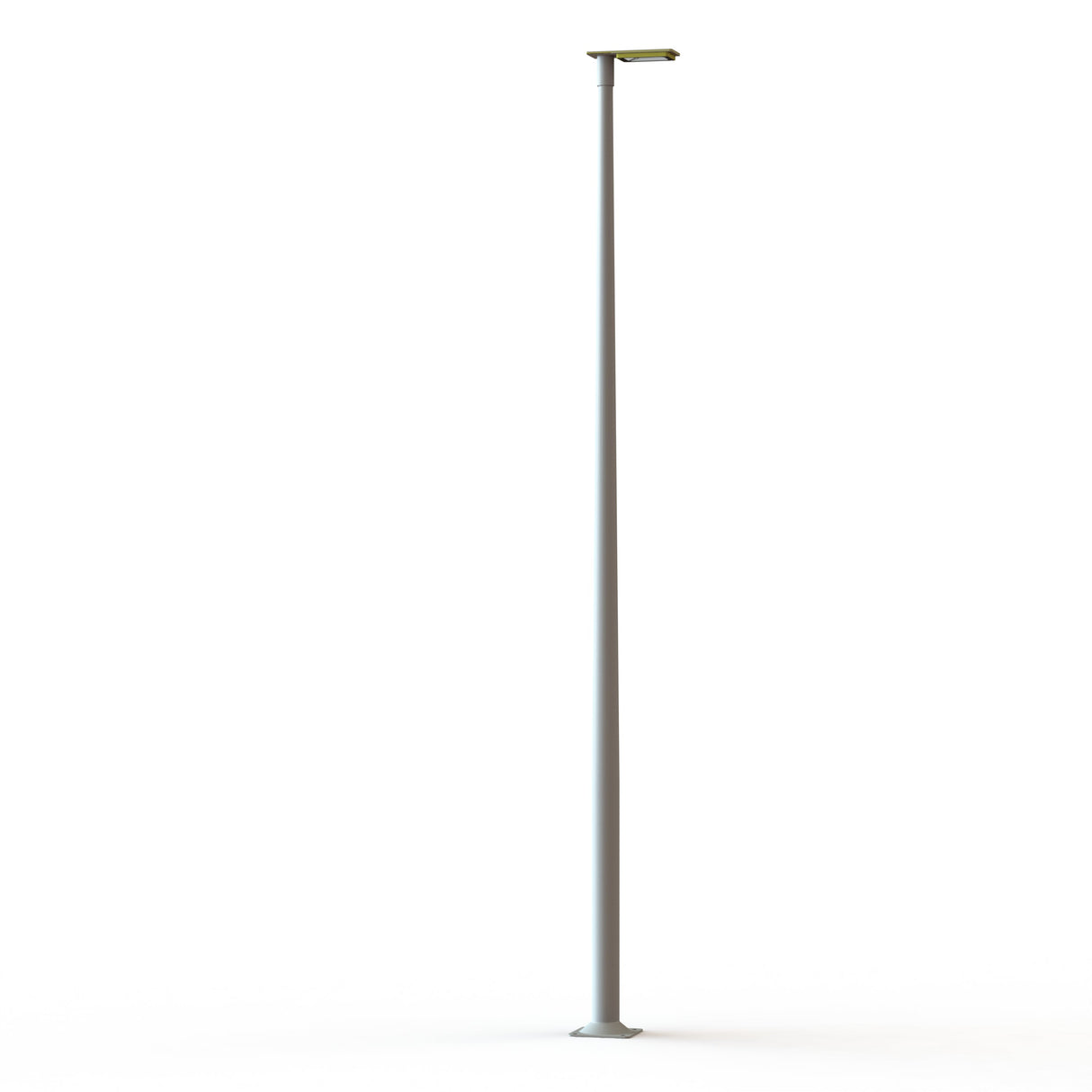 Lampadaire Hector N°3 LED asym 32W 3000K Dali Jaune soufre 068 support Gris 105 182224068