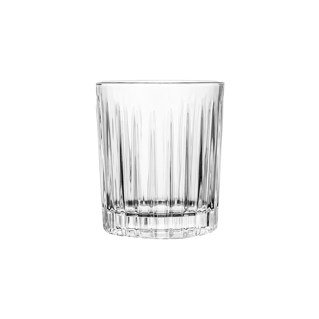 Verre gobelet bas "ERNEST" à relief D8,4 H9,8cm 019503 Disponible 7 juillet