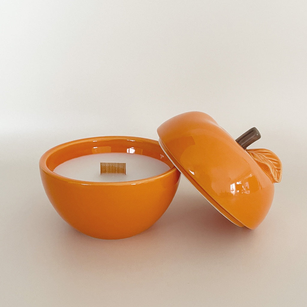 Bougie "POMME" orange senteur orange 018129