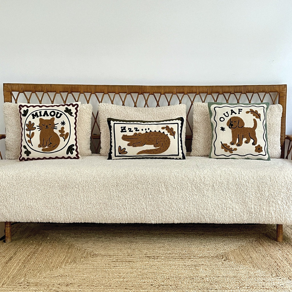 Coussin influence "CHIEN" 40 cm x40 cm 019105