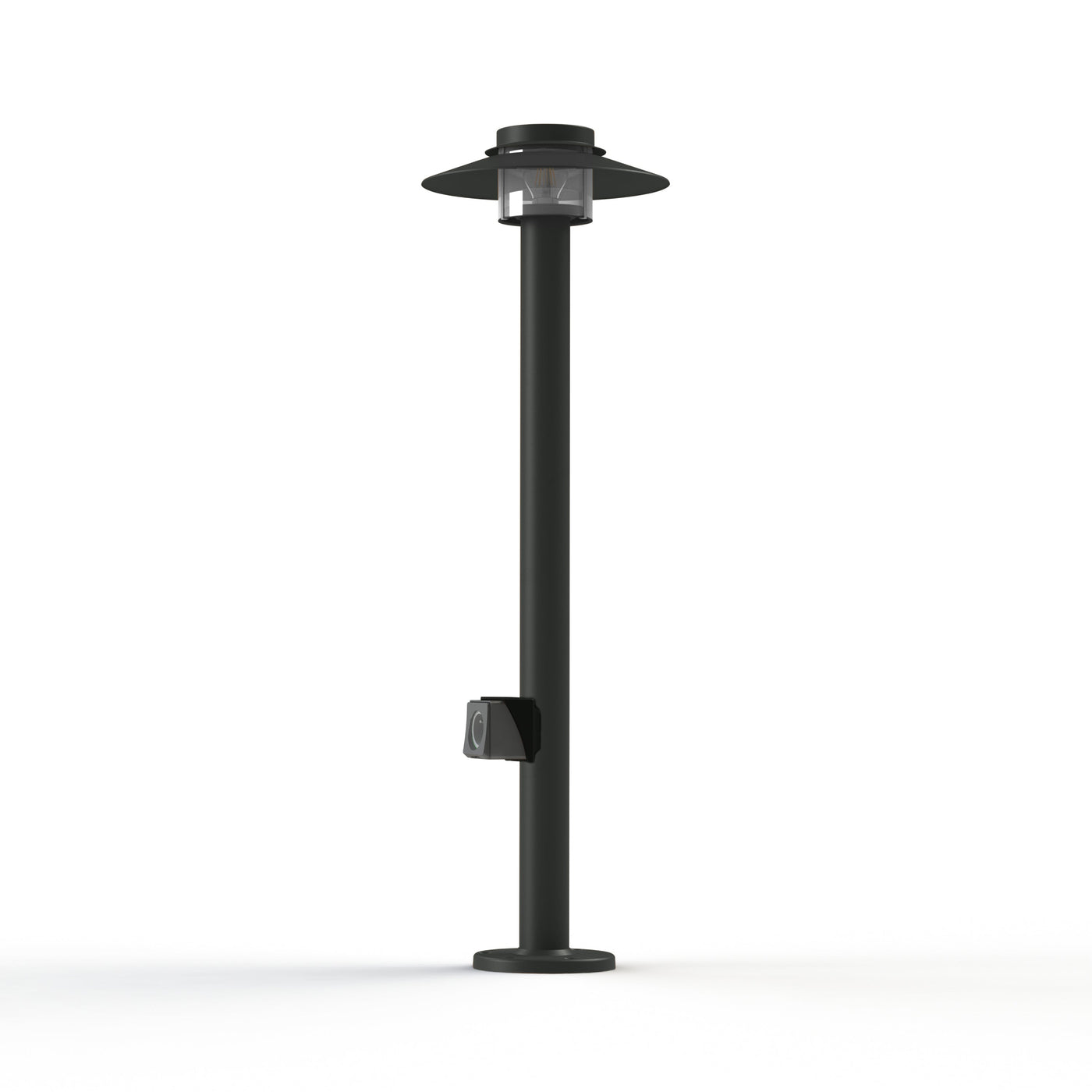 Borne Kerlouan N°4 prise type F Gris anthracite 006 128006006-sk