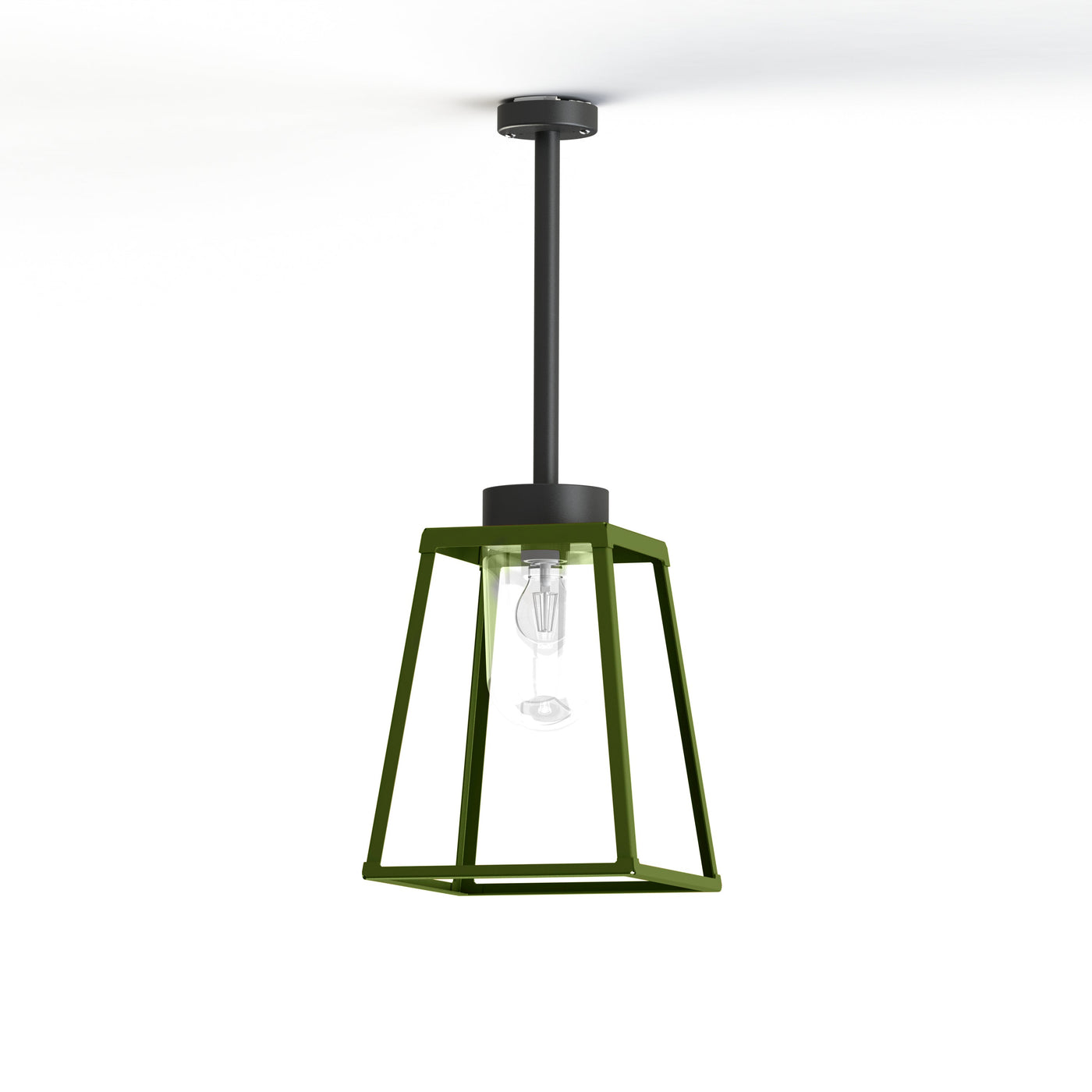 Plafonnier Lampiok 2 N°1 diffuseur clair Vert fougère 109 - Gris noir 107 178001109