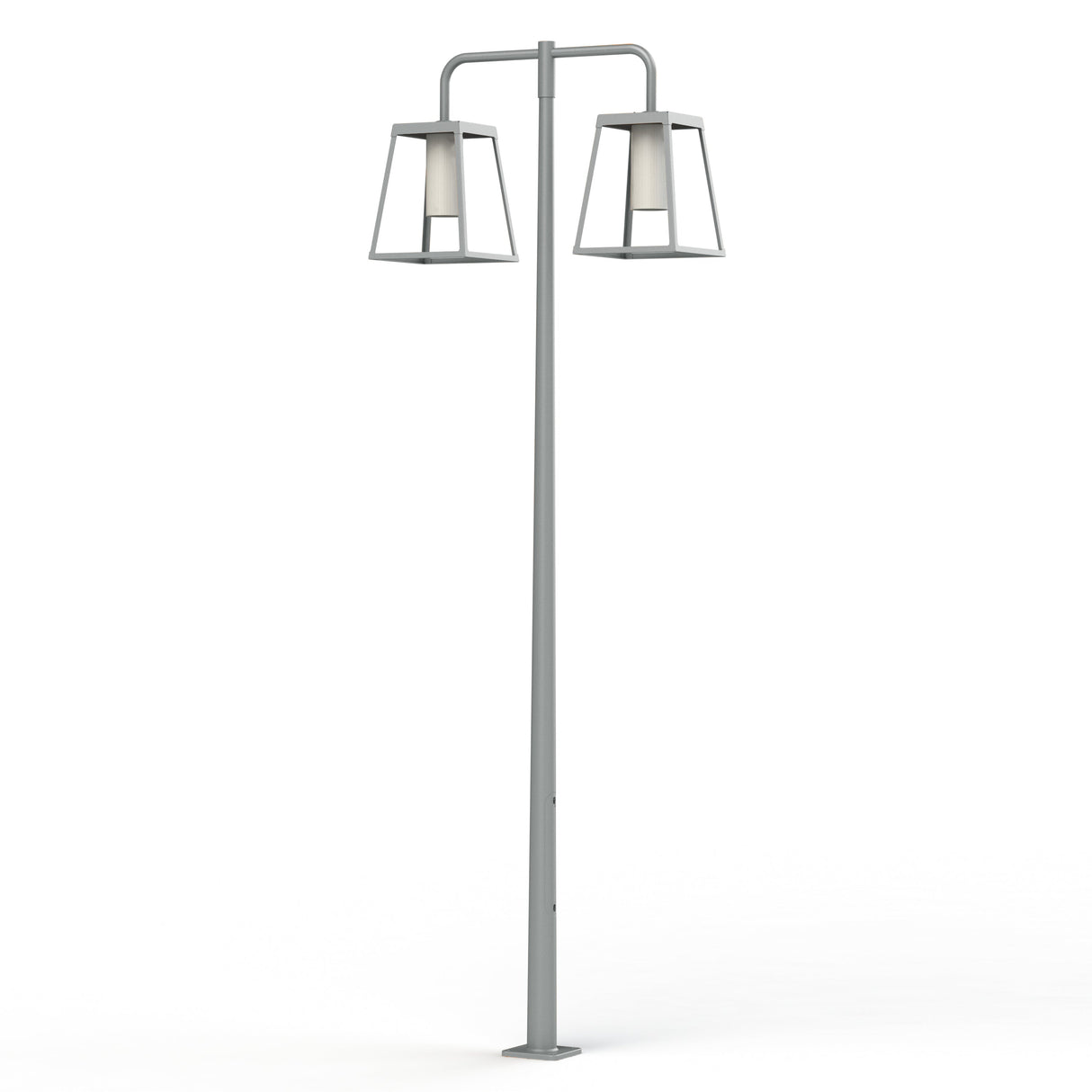 Lampadaire Lampiok 4 N°6 LED 35w 2700°k Tube PMMA Gris soie 105 175040105