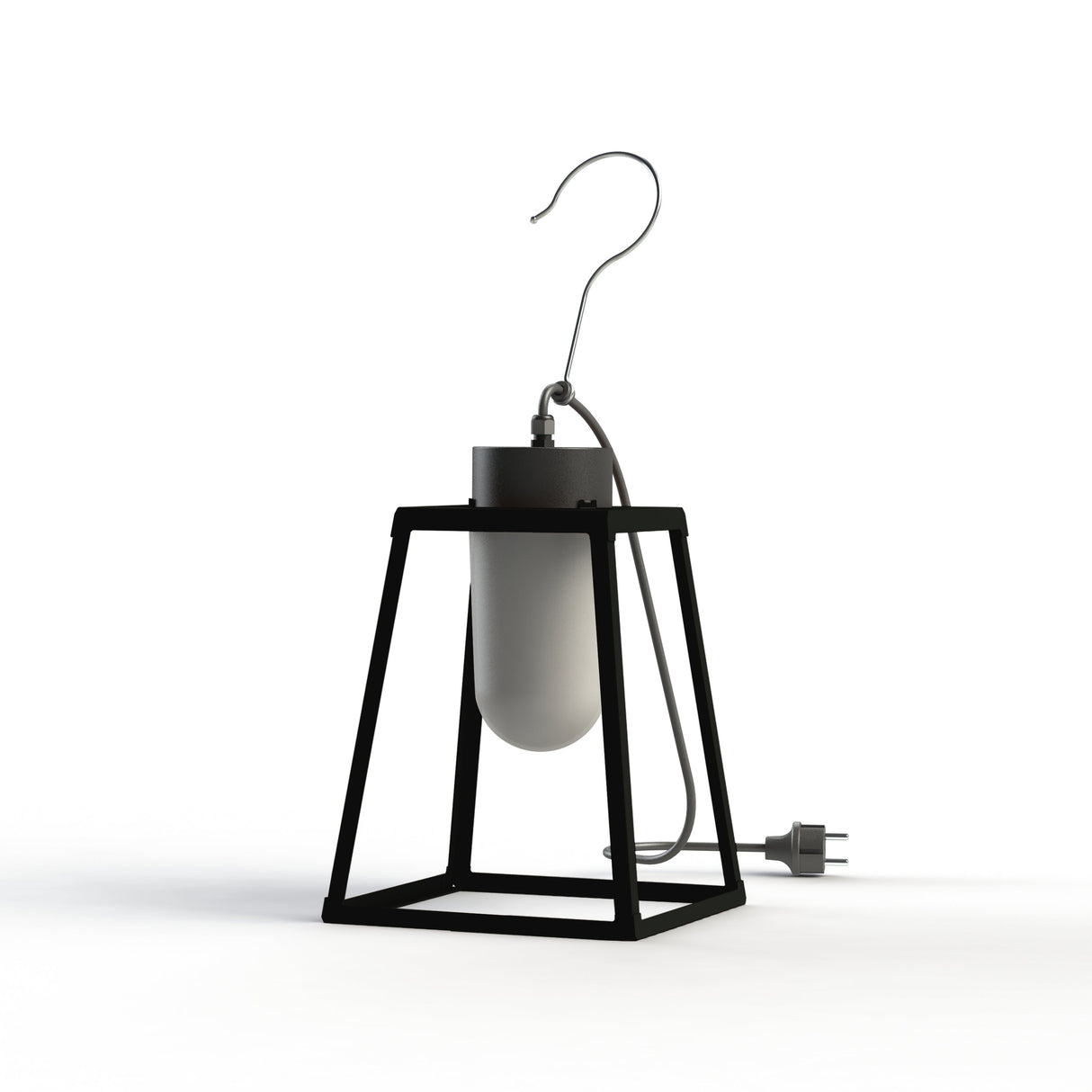 Luminaire mobile Lampiok 1 N°1 opale Gris noir 107 131002107