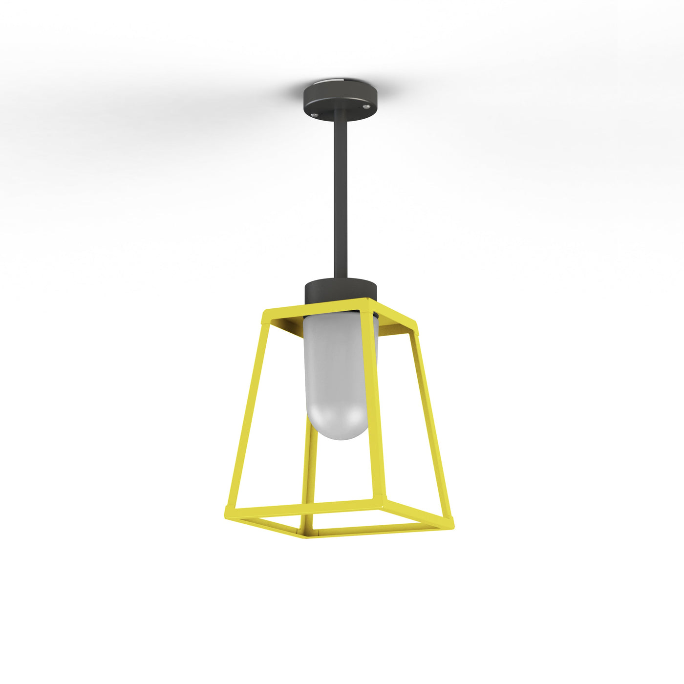 Suspension Lampiok 1 N°2 opale Jaune soufre 068 131004068