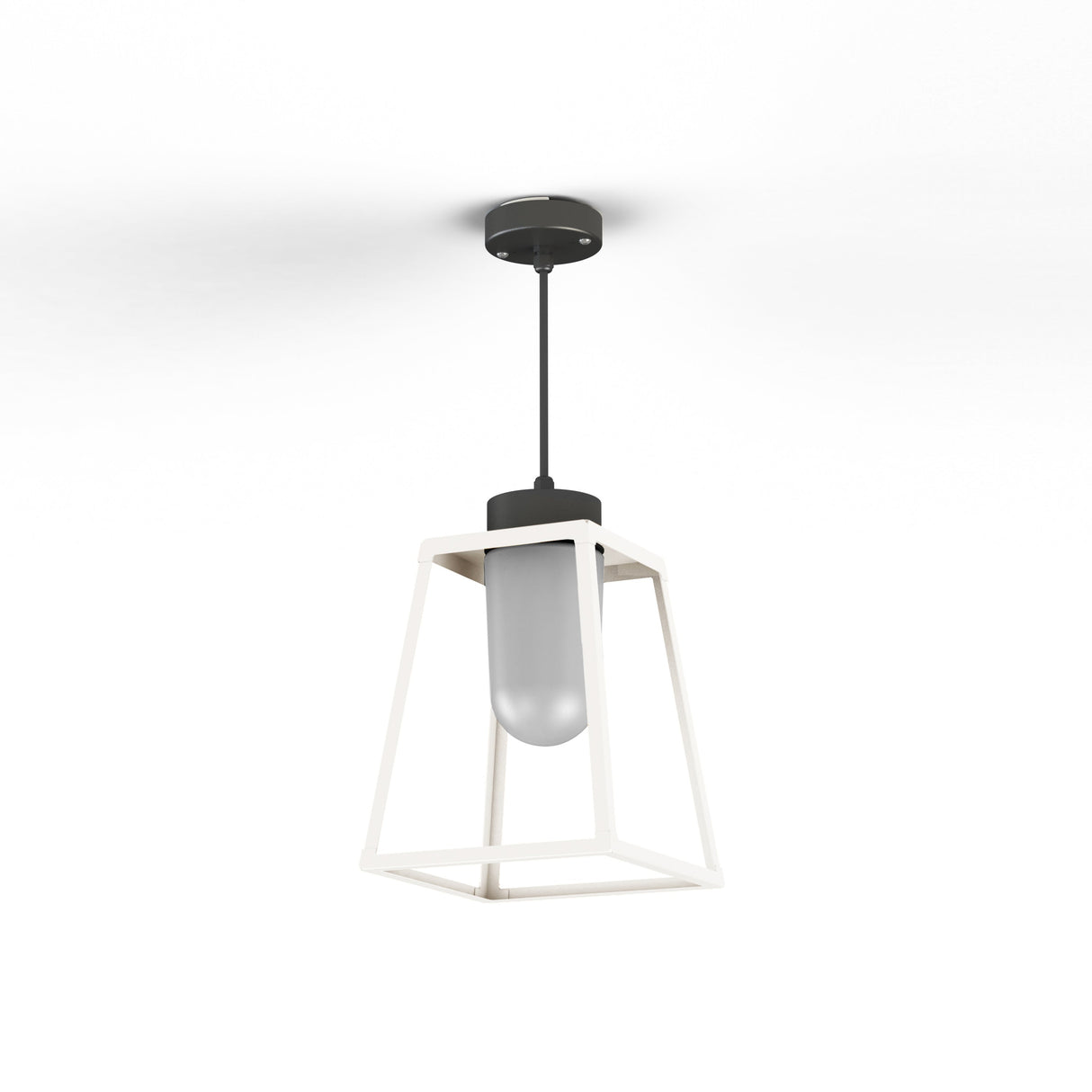 Suspension Lampiok 1 N°3 opale Blanc 001 131006001