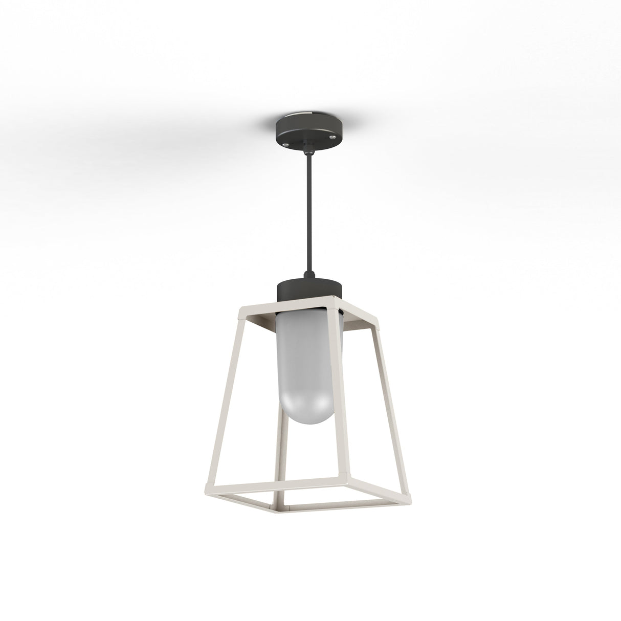 Suspension Lampiok 1 N°3 opale Blanc pur 101 131006101