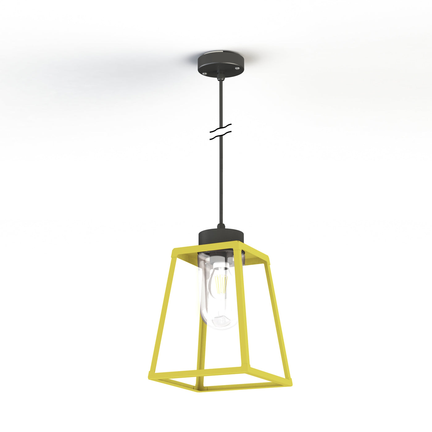 Suspension Lampiok 1 N°4 clair Jaune soufre 068 131007068