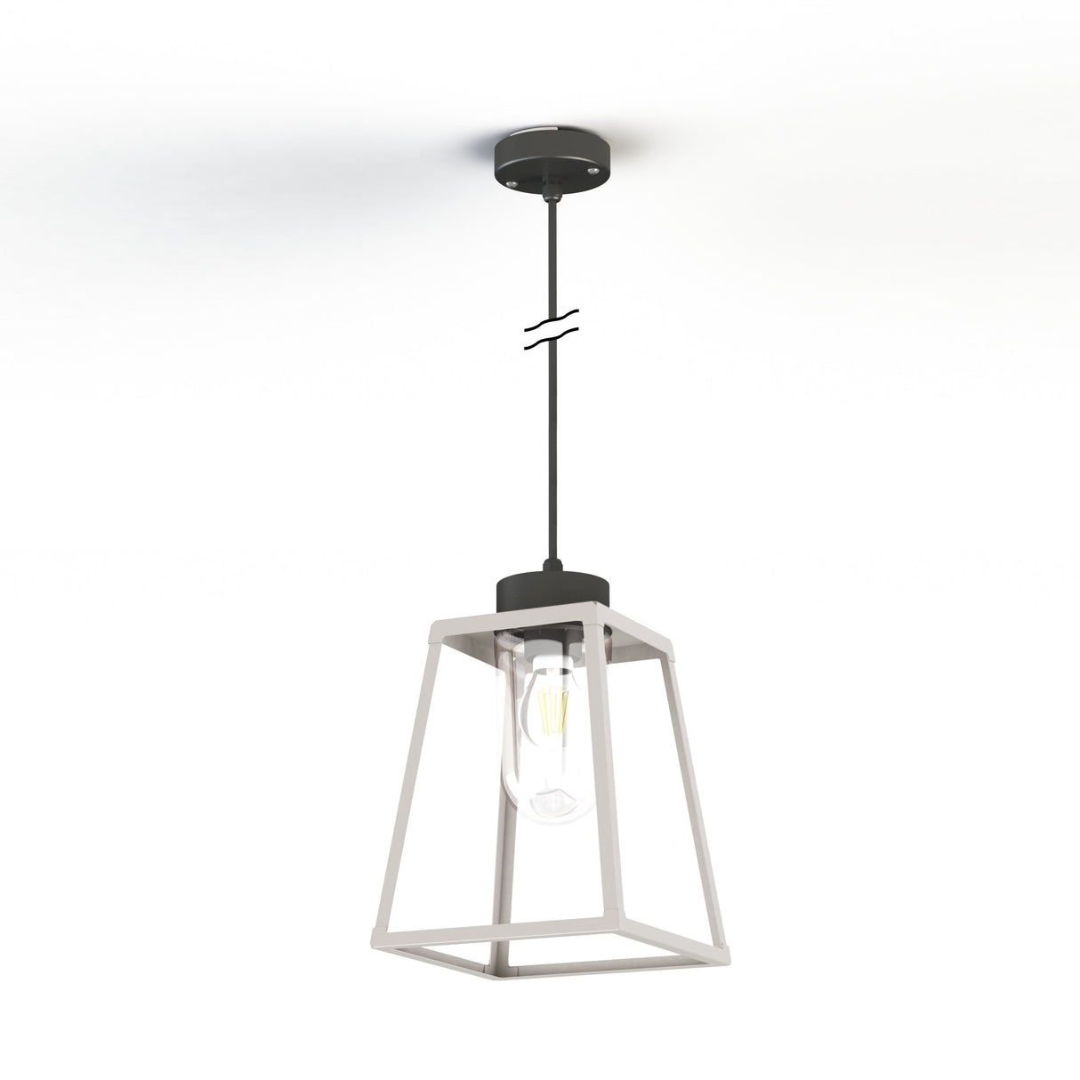 Suspension Lampiok 1 N°4 clair Blanc pur 101 131007101