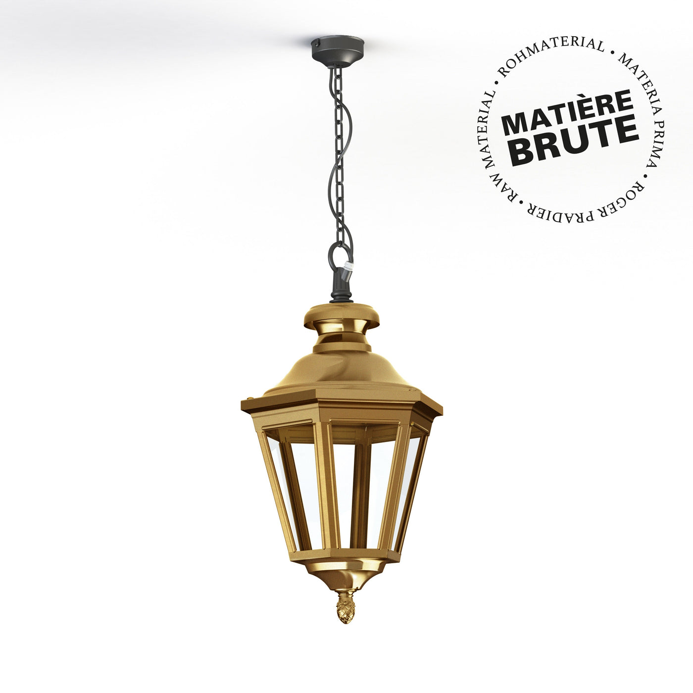 Suspension Louis XIII N°1 LED 2700°K Laiton brut 072 130102072