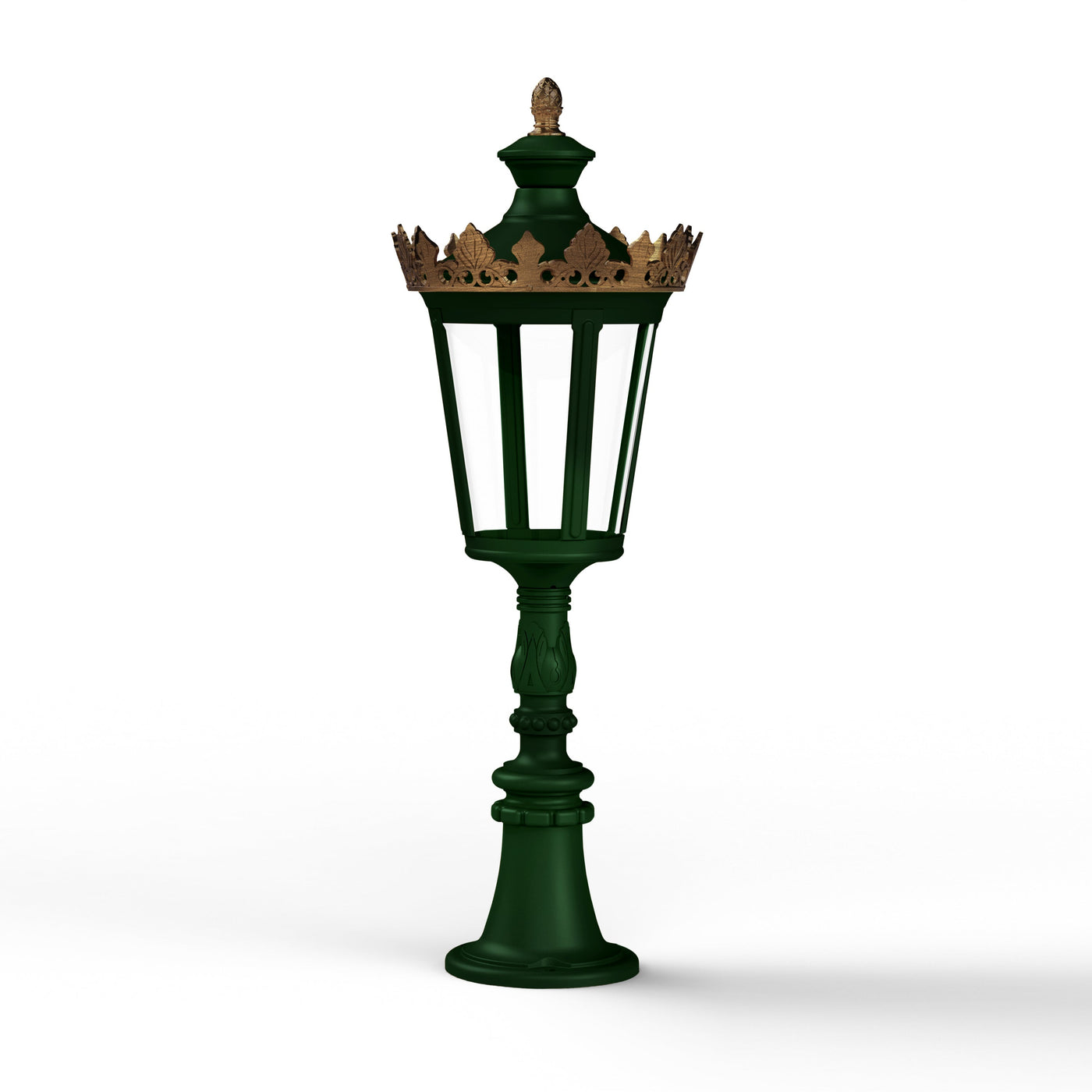 Borne Louvre N°7 LED 2700°K Vert Anglais 019 133114019