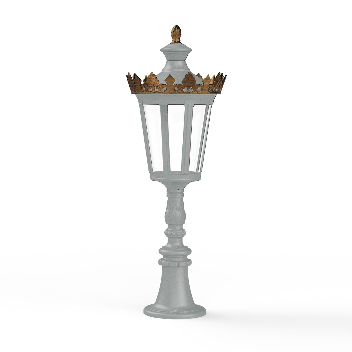 Borne Louvre N°7 LED 2700°K Gris soie 105 133114105