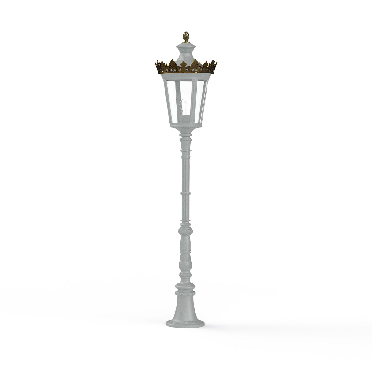 Borne Louvre N°8 E27 Gris soie 105 133015105