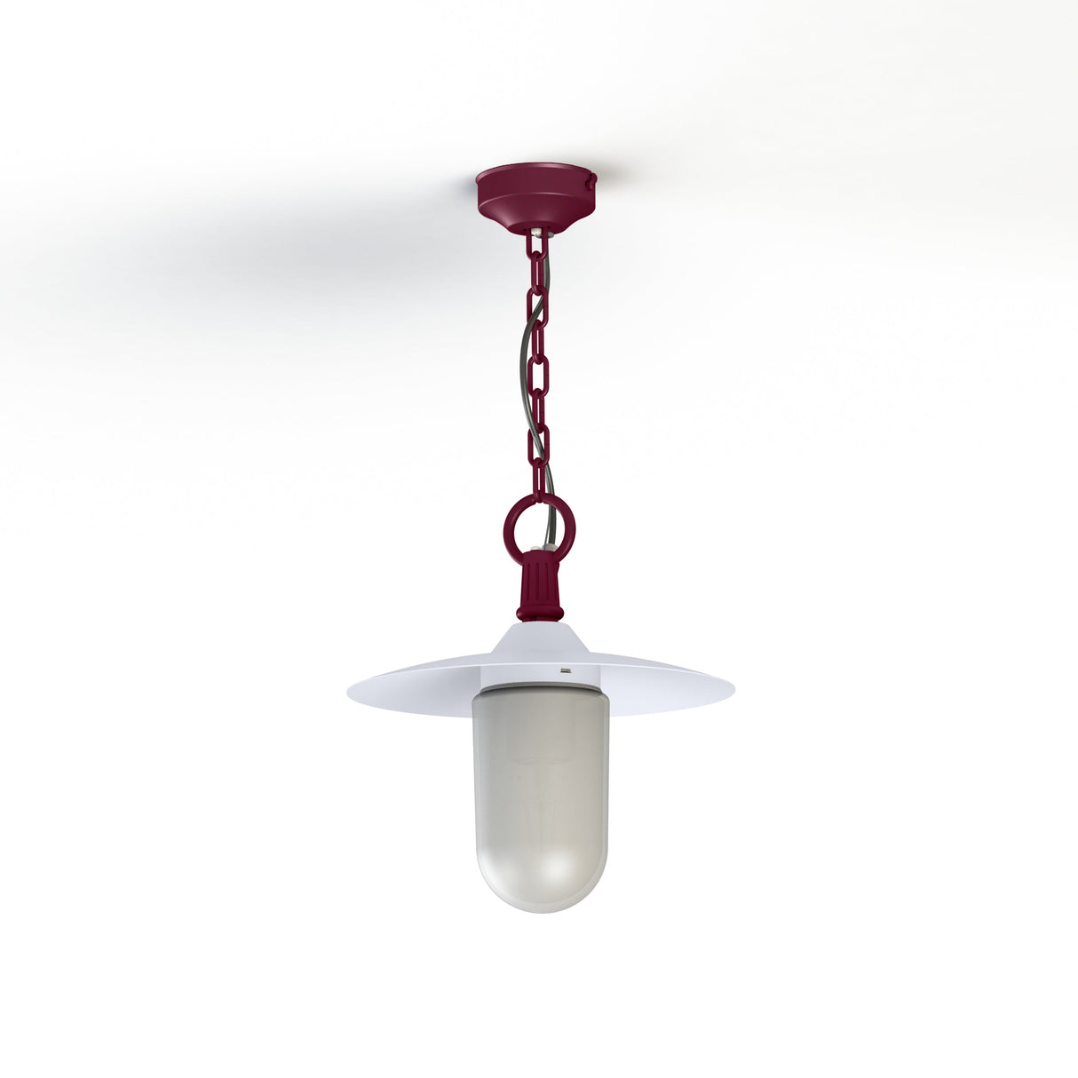 Suspension Montana N°1 opale Dôme blanc- Rouge vin 066 139003066