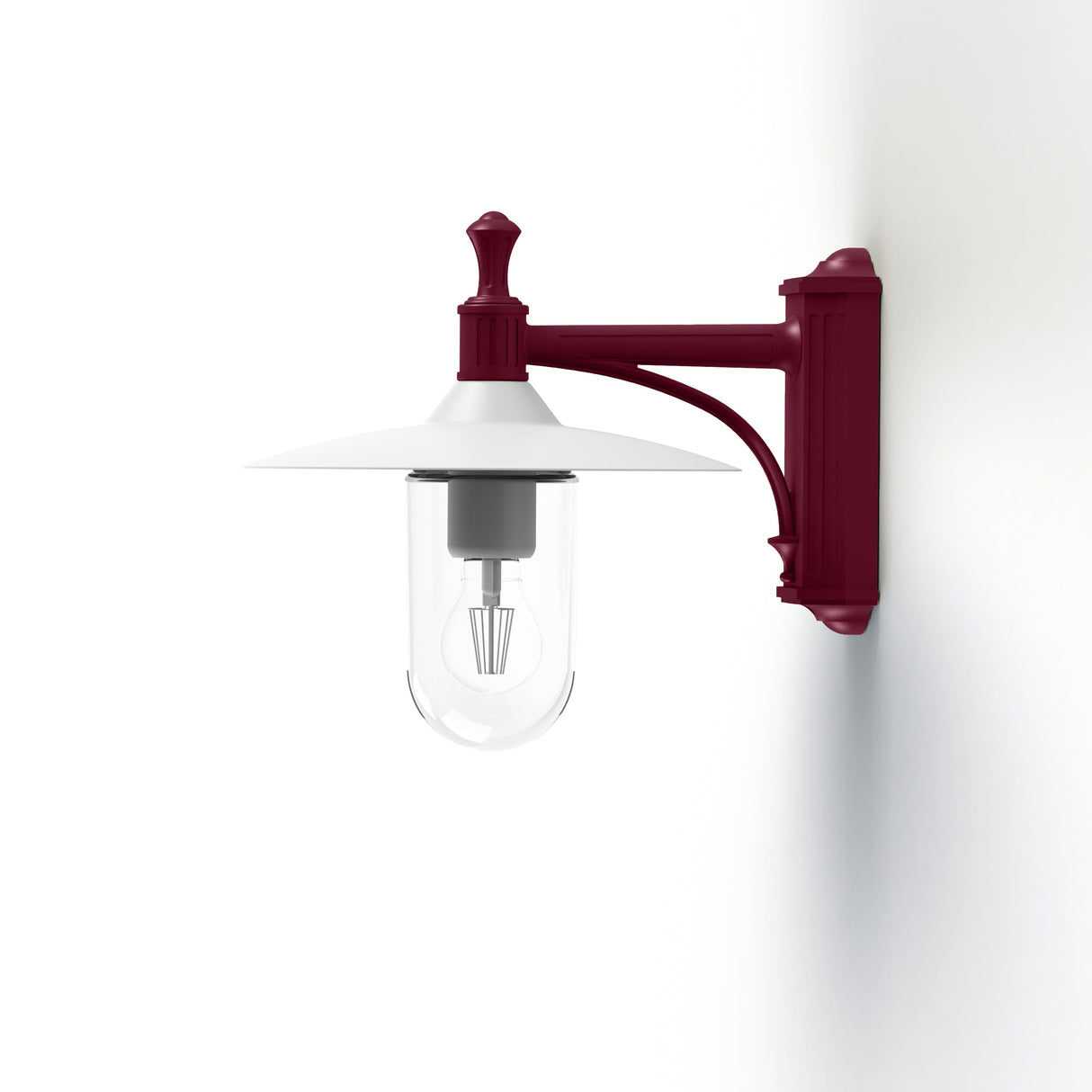 Applique Montana N°3 clair Dôme blanc- Rouge vin 066 139009066