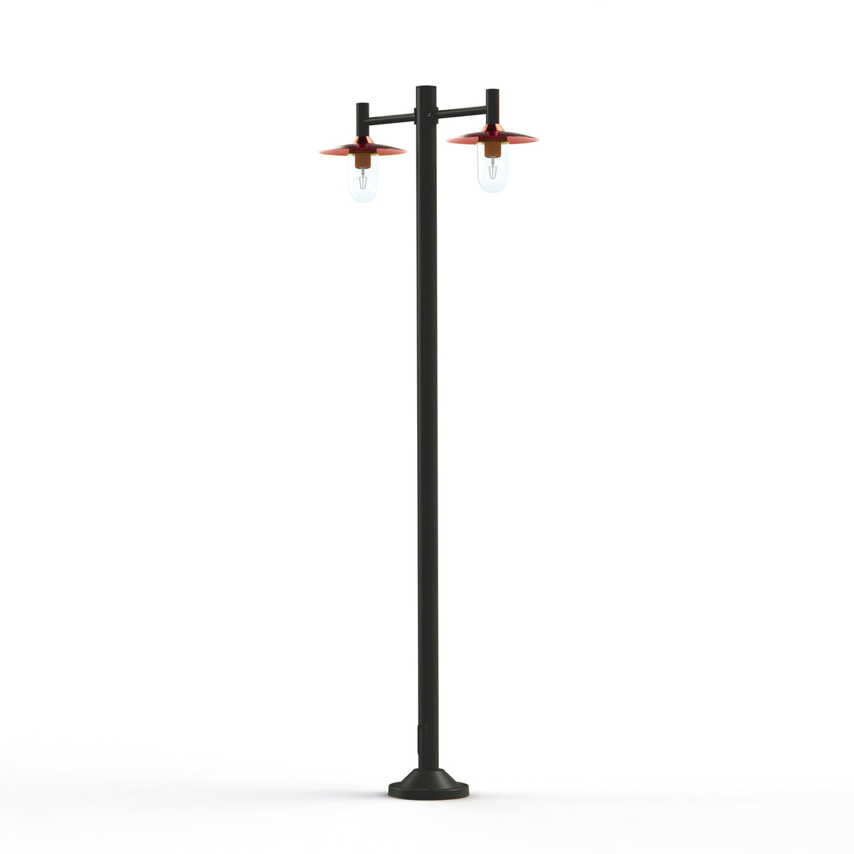 Lampadaire Montana N°4 clair Dôme cuivre brut- Gris noir 107 139023107