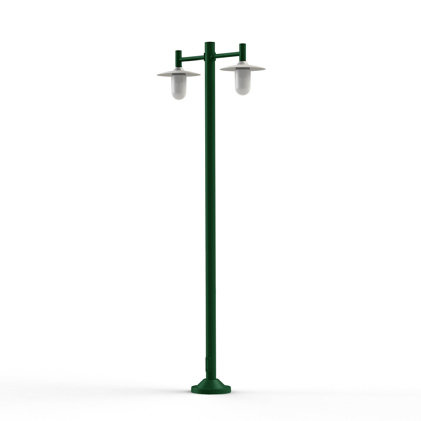 Lampadaire Montana N°4 opale Dôme blanc- Vert Anglais 019 139015019