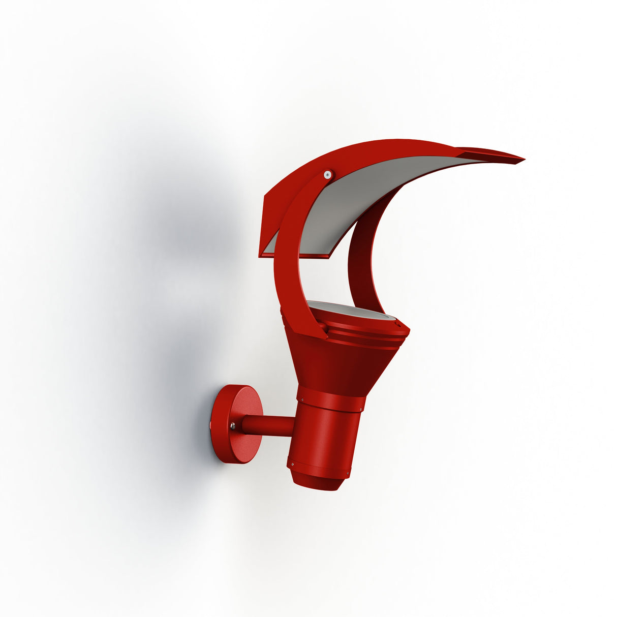 Applique OL33 N°2 LED 18W 3000K verre trempé Rouge tomate 110 144205110