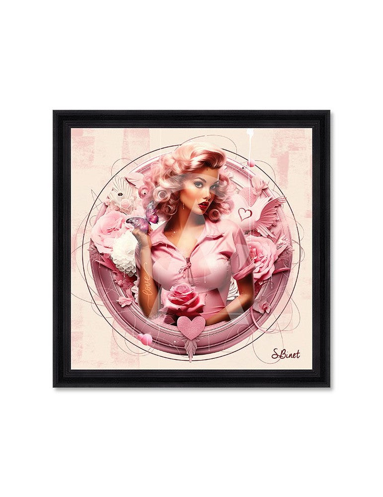 PIN UP LOVE by SYLVAIN BINET 52X52