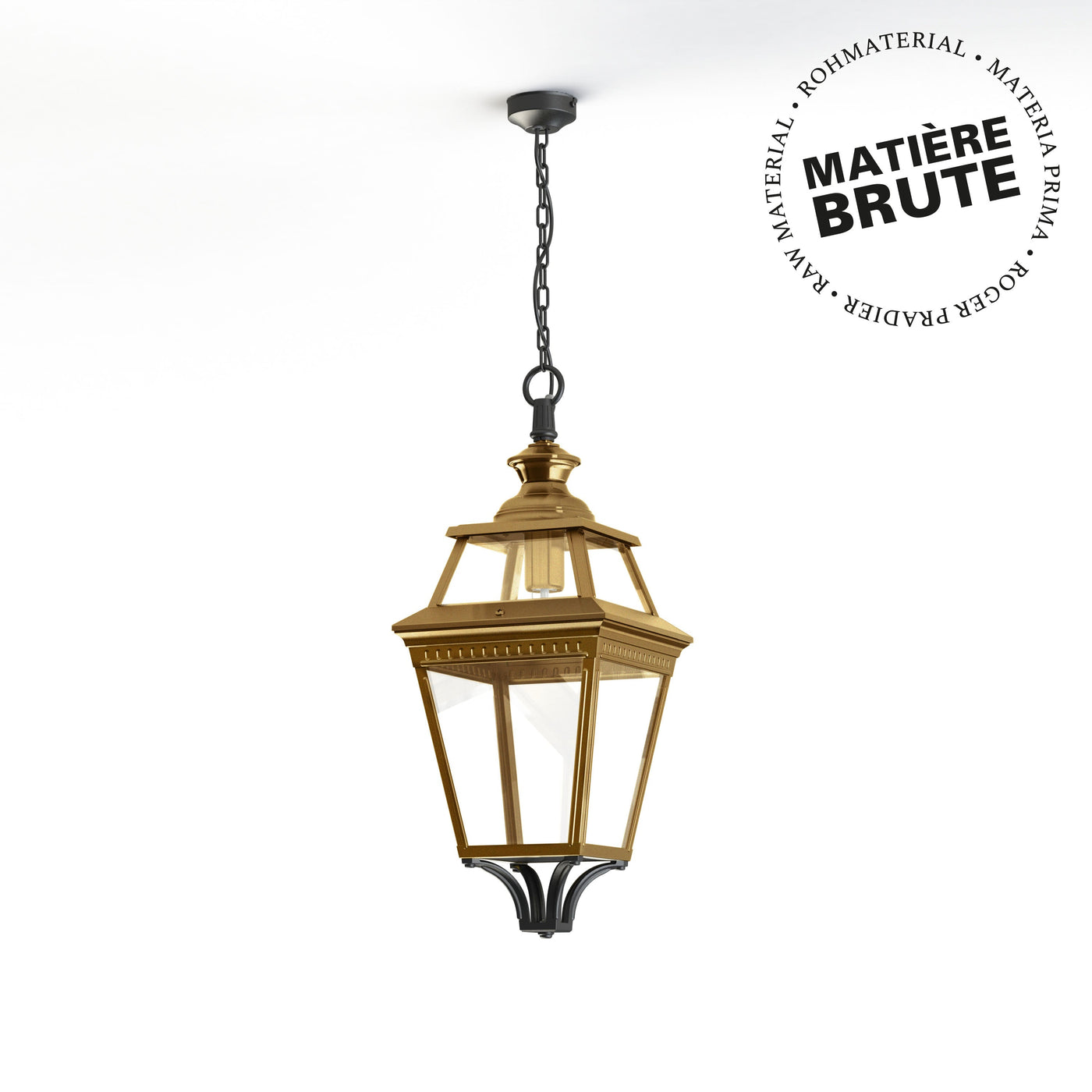 Suspension Place des Vosges 3 N°1 Laiton brut 072 149001072
