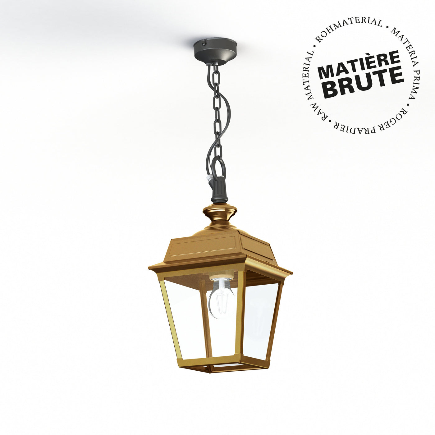 Suspension Place des Vosges 1 Tradition N°1 Laiton brut 072 151001072