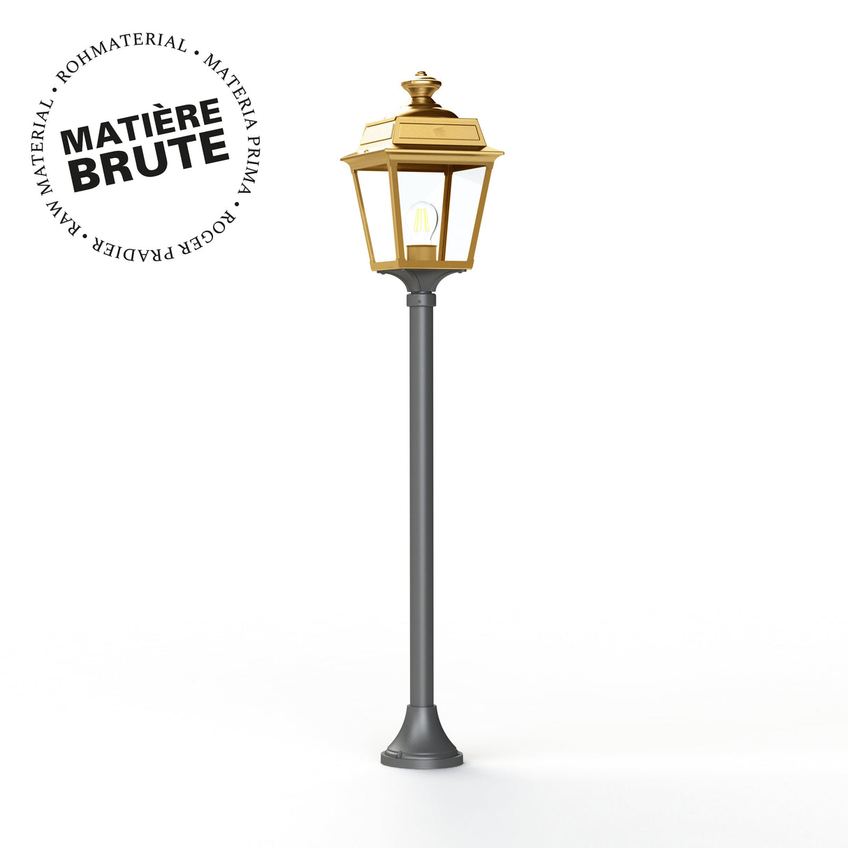 Borne Place des Vosges 1 Tradition N°10 Laiton brut 072 151015072