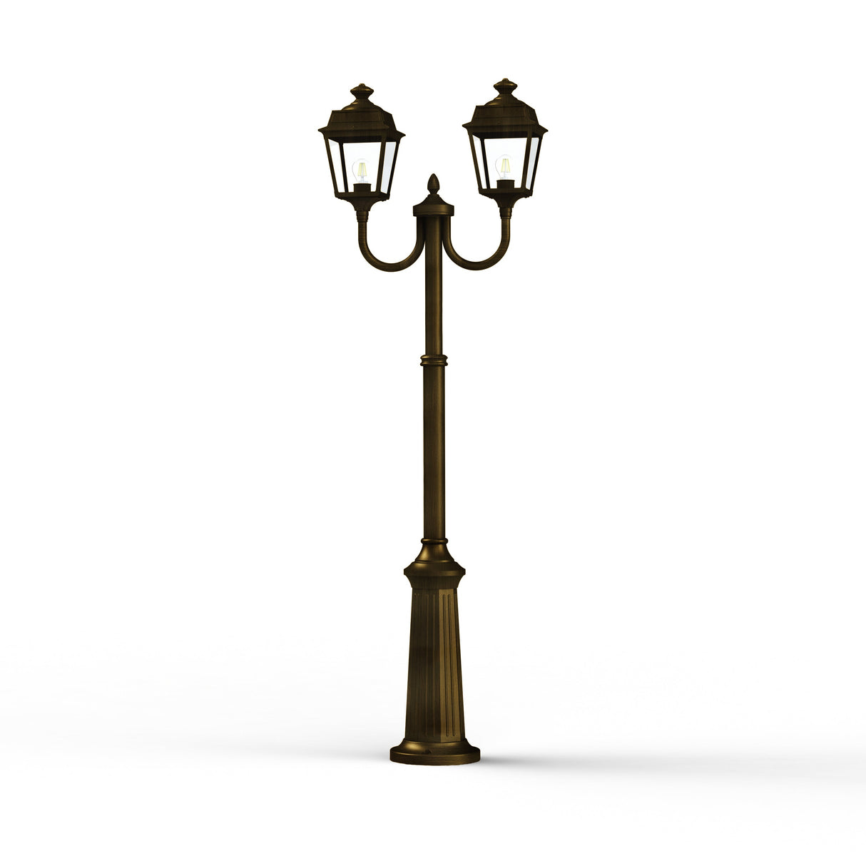 Lampadaire Place des Vosges 1 Tradition N°13 Patiné doré 009 151021009