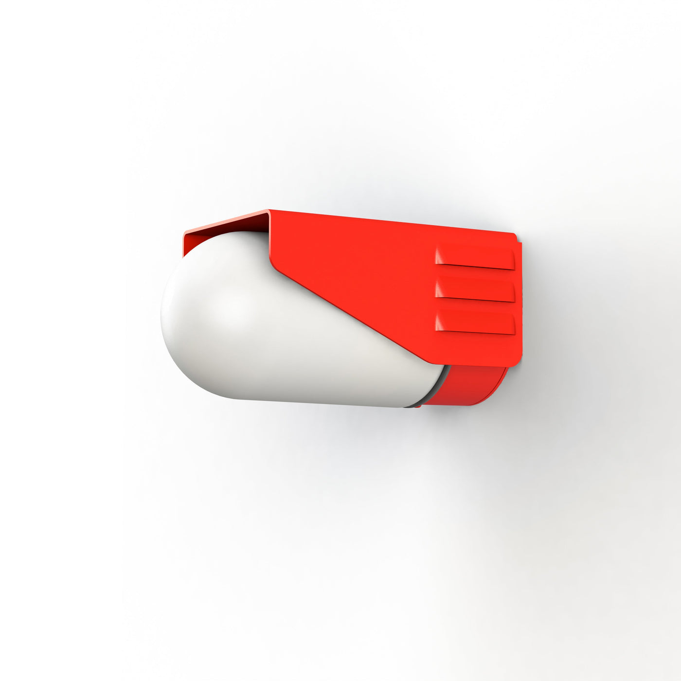 Applique RP195 N°1 Classe 3 Verre dépoli Rouge 056 153012056
