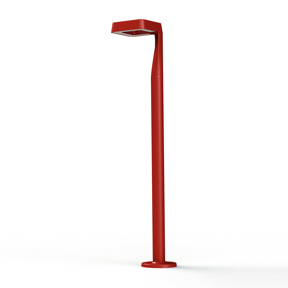 Borne Square N°3 LED 4000°K Rouge tomate 110 156005110