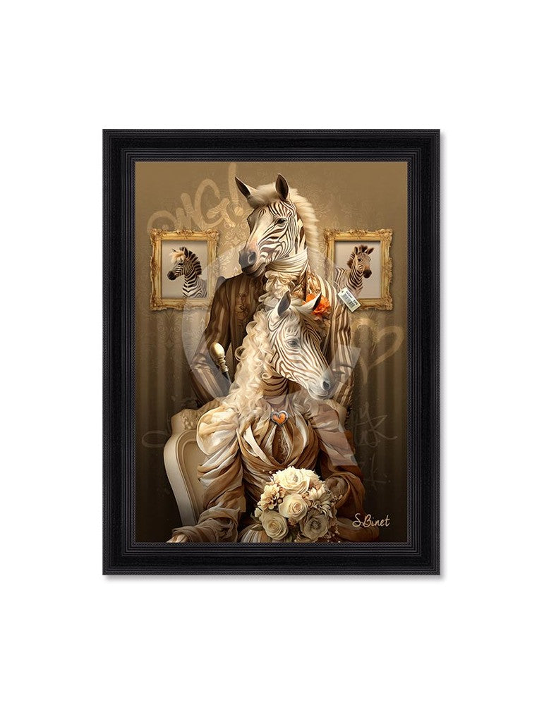 ZEBRES by SYLVAIN BINET 62X82