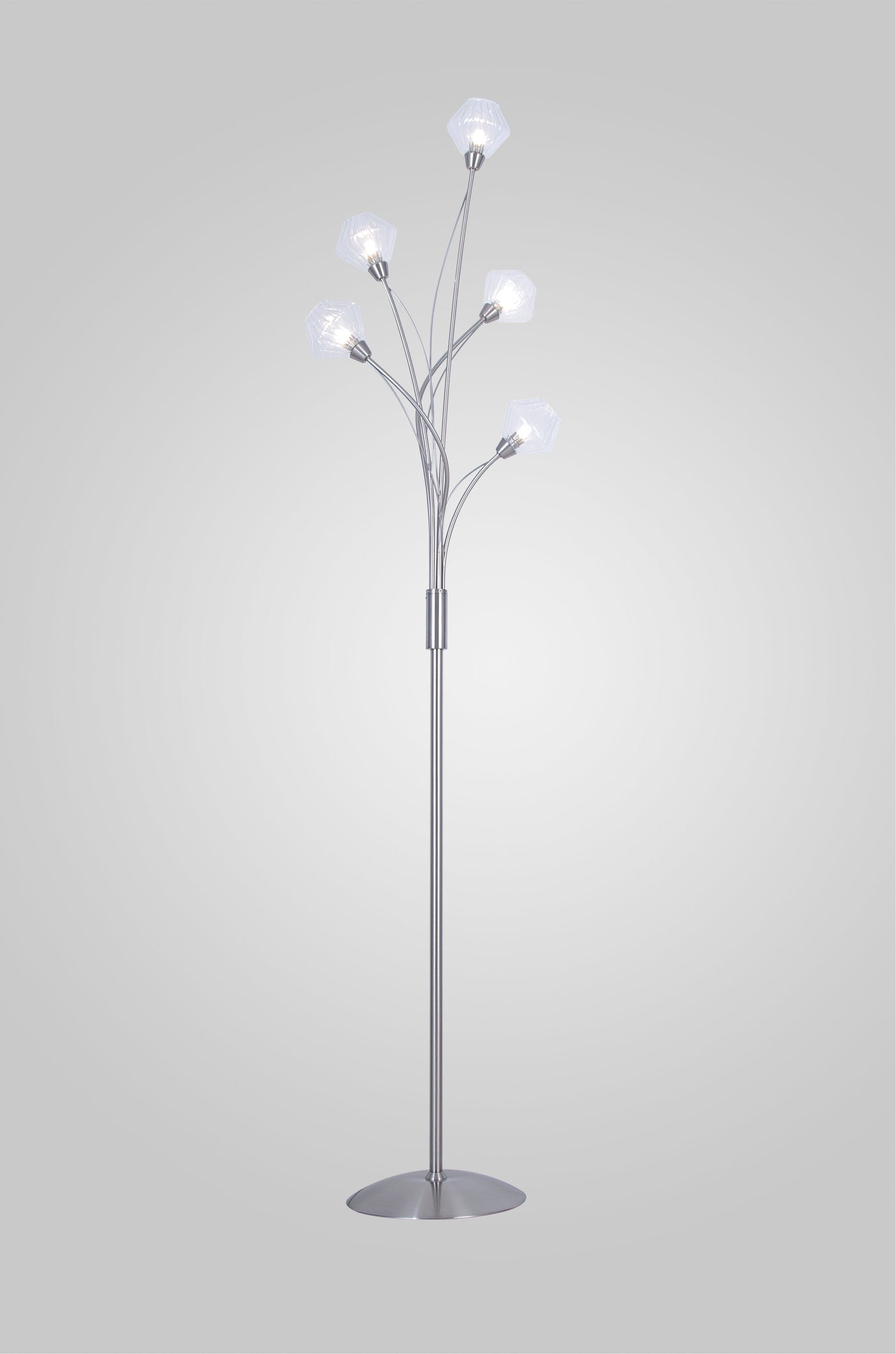 Lampadaire Diamant nickel satiné hj5149-5SF
