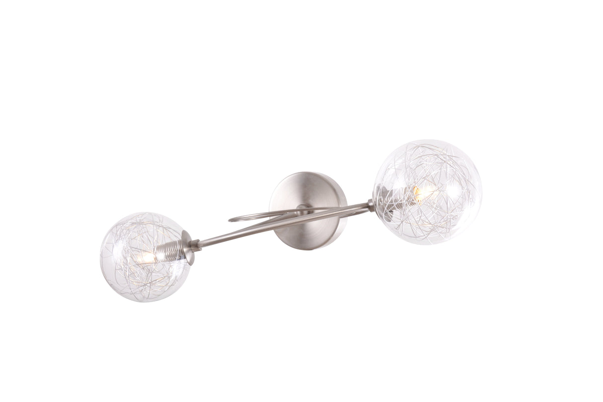 Applique Planet Nickel satiné LD 5151-2SW