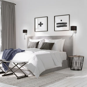 Applique Hotel nickel/noir 271170202