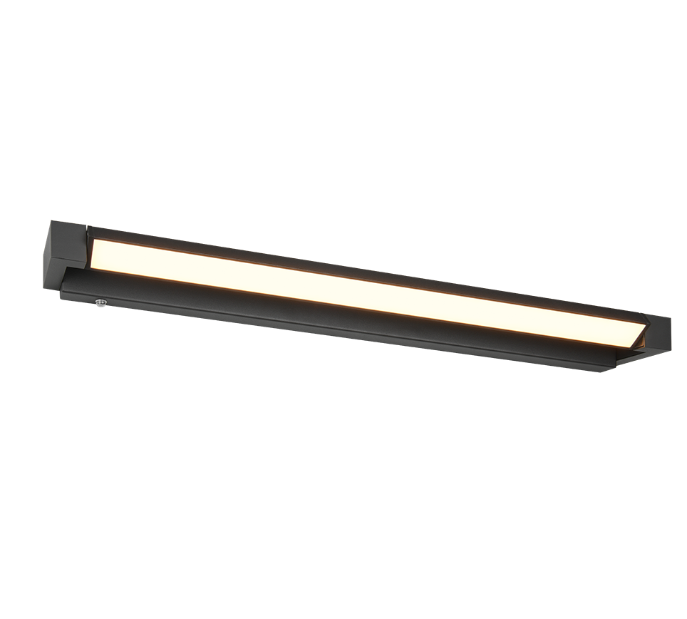 Applique Fabrizio noire 80 cm 284779132