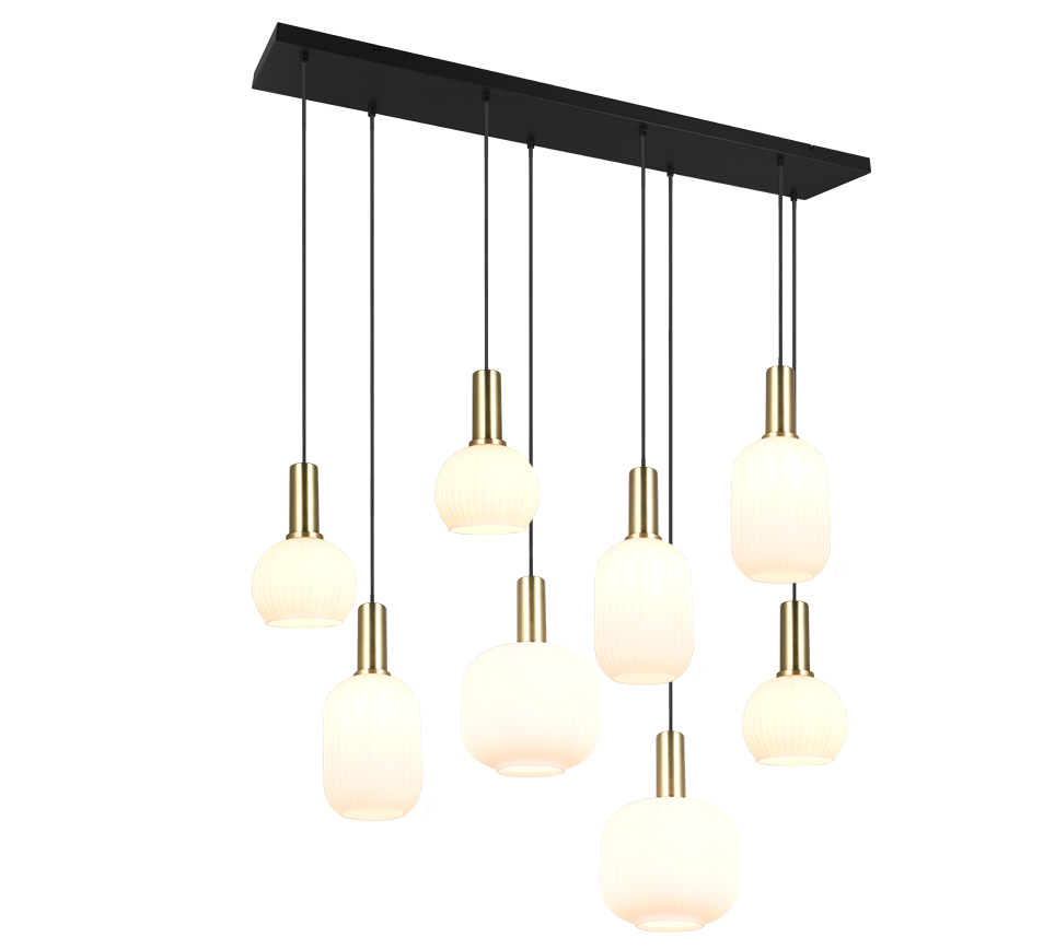 Suspension Diva blanche/or 8L 319800808