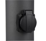 Borne Hoosic anthracite gm avec prise 424067142