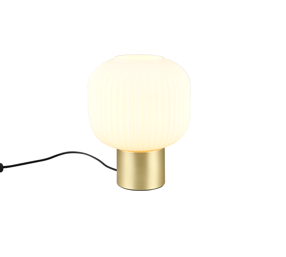 Lampe DIVA blanche/or TRIO 519800108